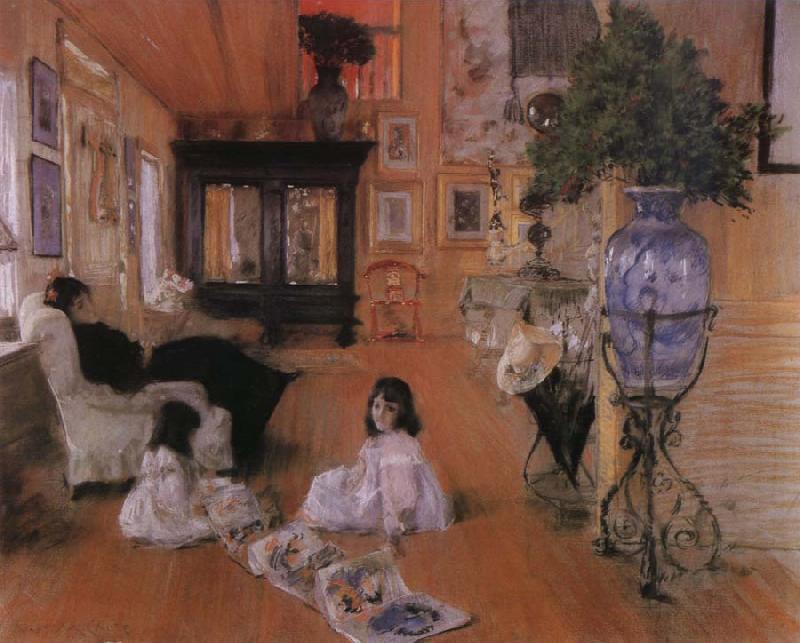 William Merritt Chase Hall oil painting picture